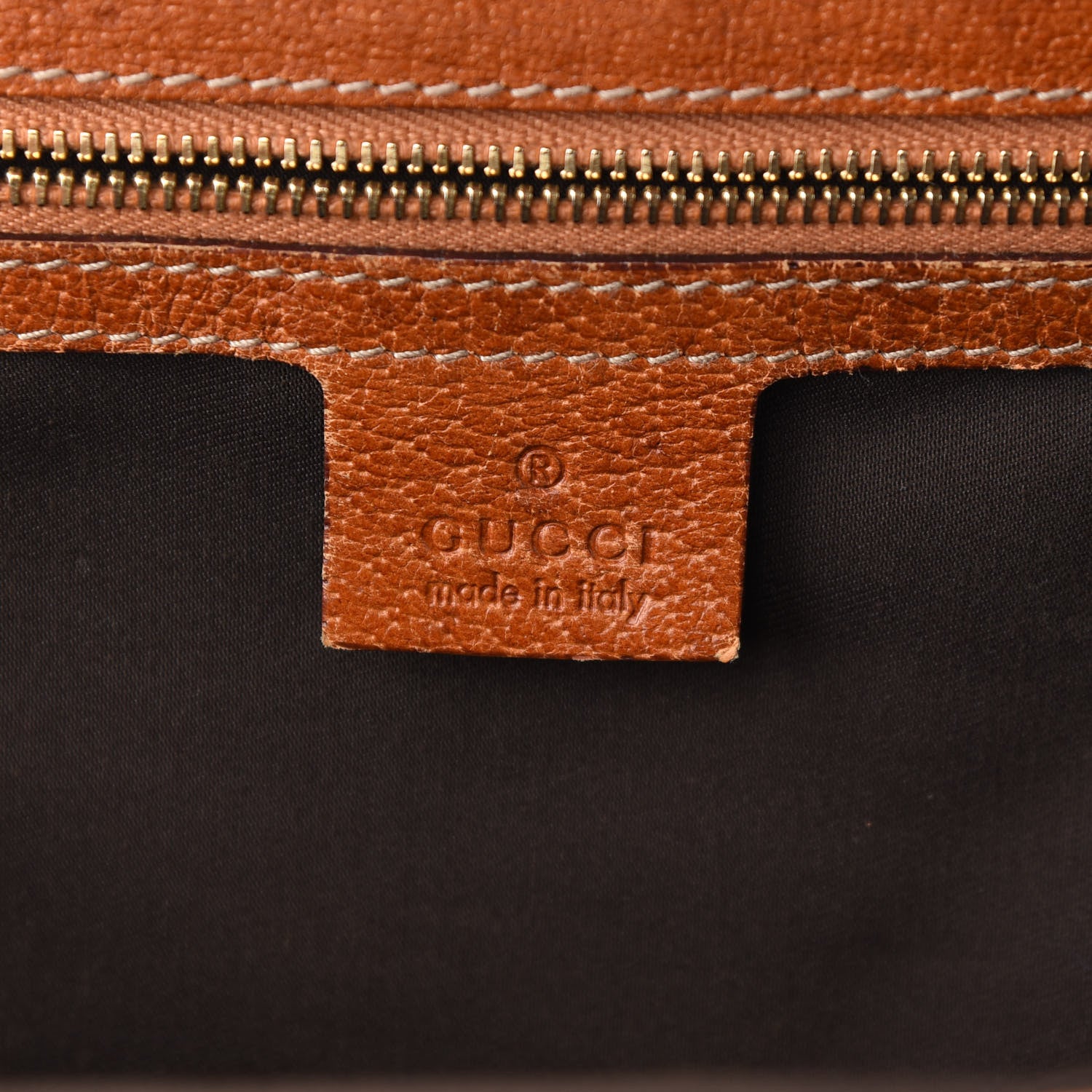 Gucci Monogram Horsebit Large Glam Shoulder Bag Brown 9 of 13