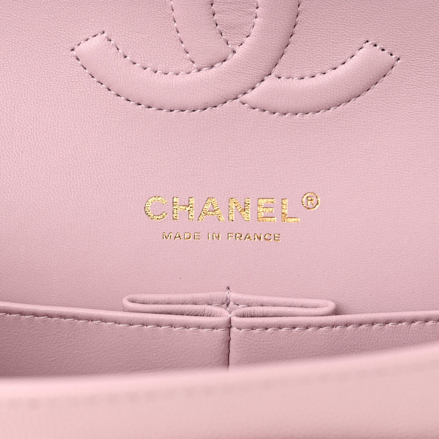 Chanel Caviar Quilted Medium Double Flap Light Pink 6 of 10