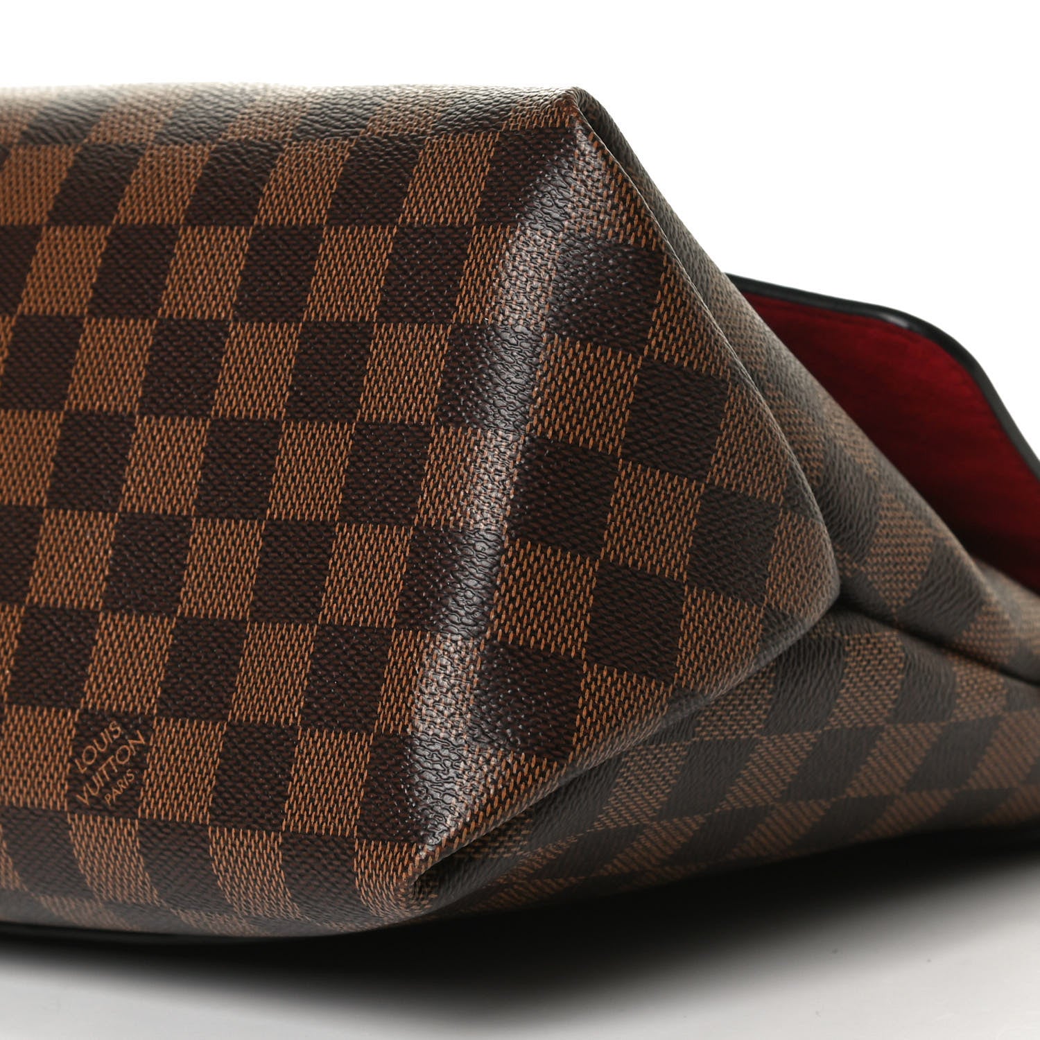 Louis Vuitton Damier Ebene Beaubourg MM Scarlet 11 of 12