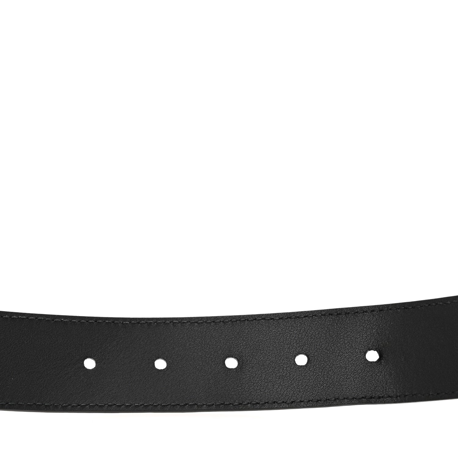 Gucci GG Supreme Monogram Plutone Calfskin 35mm Belt 80 32 Black 4 of 7