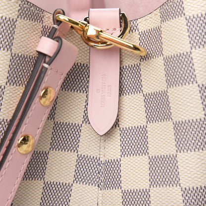 Louis Vuitton Damier Azur Neonoe MM Eau De Rose 5 of 8