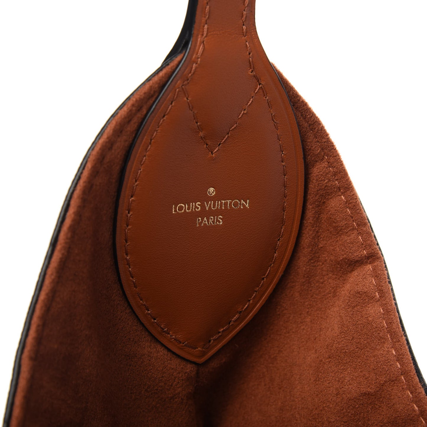 Monogram Flower Hobo Caramel