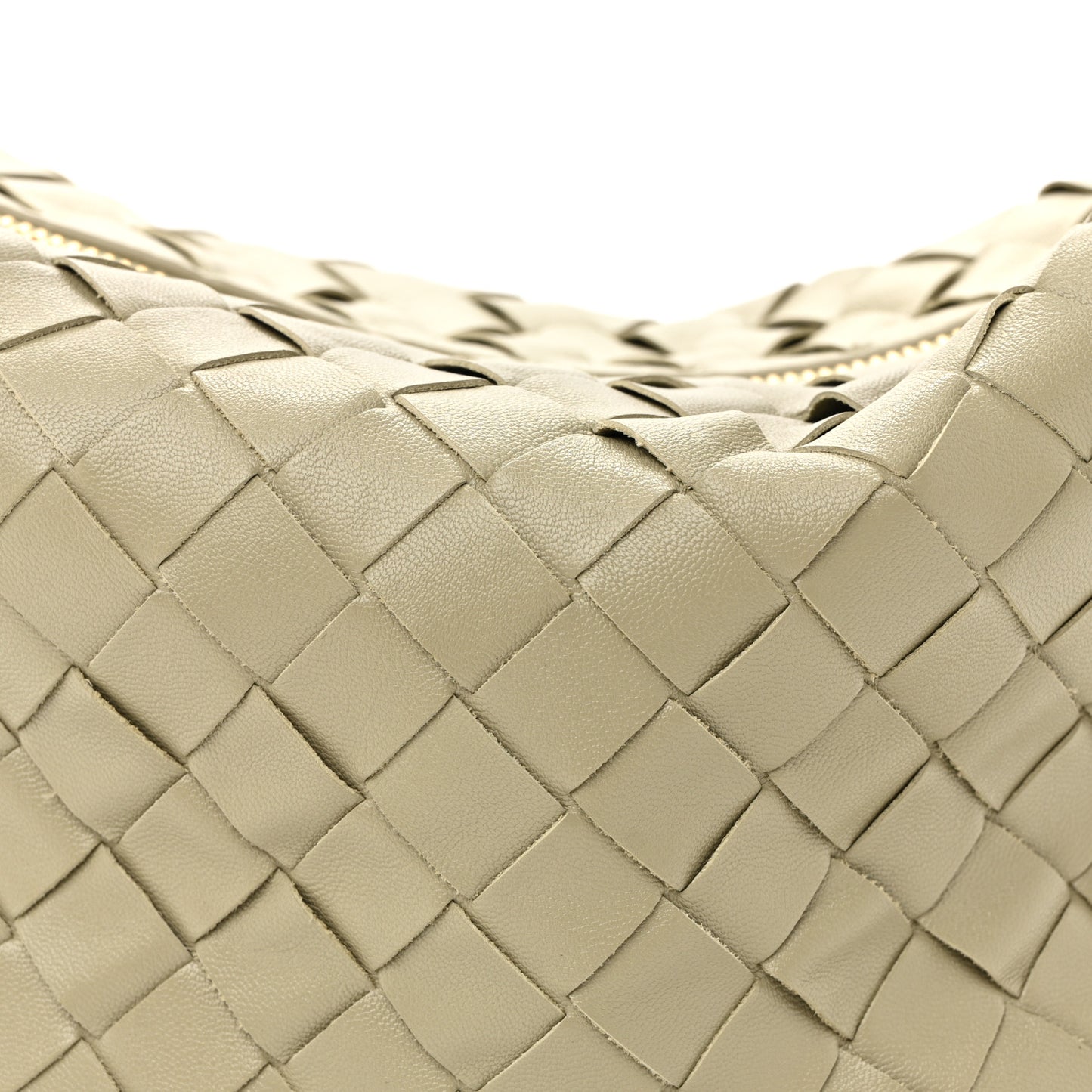 Calfskin Nappa Intrecciato Mini Wallace Travertine Travertine