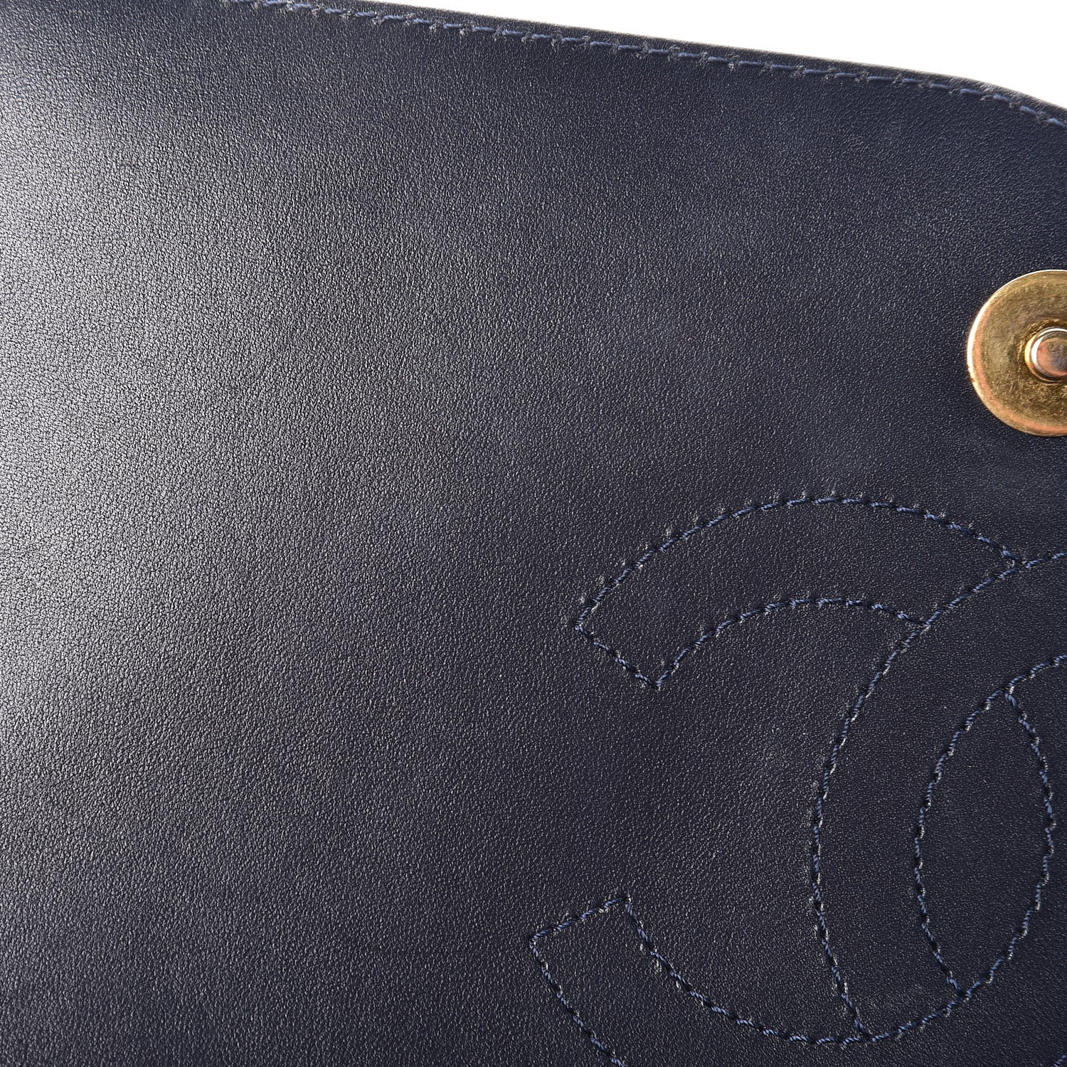 Chanel Caviar Quilted Medium CC Filigree Flap Navy Black 13 of 13