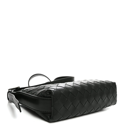 Bottega Veneta Calfskin Intrecciato Traveler Phone Pouch Dark Green 4 of 9