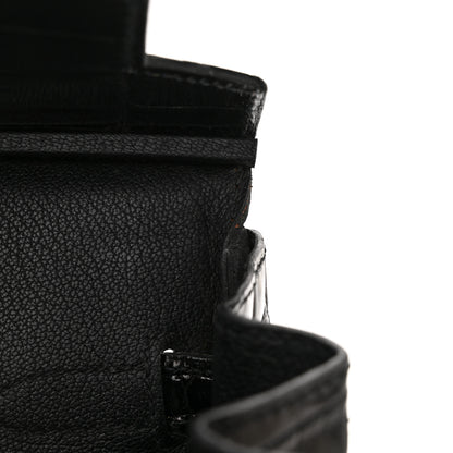 Hermes Shiny Niloticus Crocodile Birkin 30 Black 11 of 15