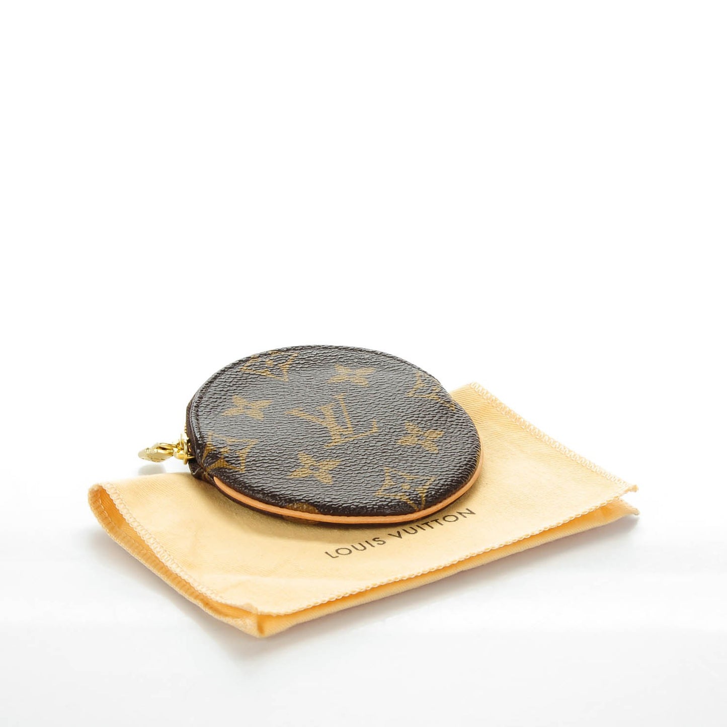 Monogram Round Coin Purse