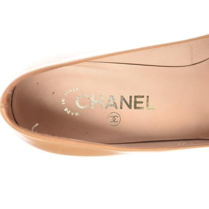 Chanel Lambskin Cap Toe Pumps 40.5 Beige Black 9 of 12