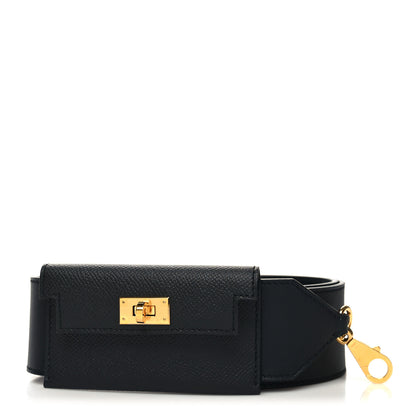 Hermes Swift Epsom Pocket Kelly Shoulder Strap Black 1 of 6