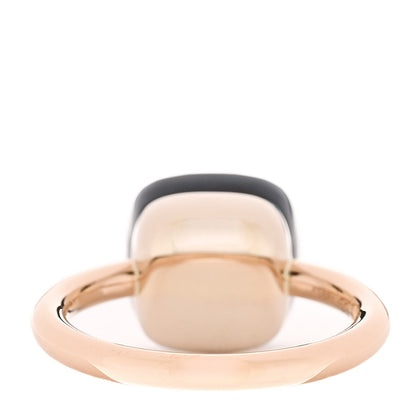 Pomellato 18K Rose Gold London Blue Topaz Classic Nudo Ring 60 9 3 of 6