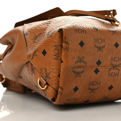 MCM Visetos Small Essential Backpack Cognac 5 of 11