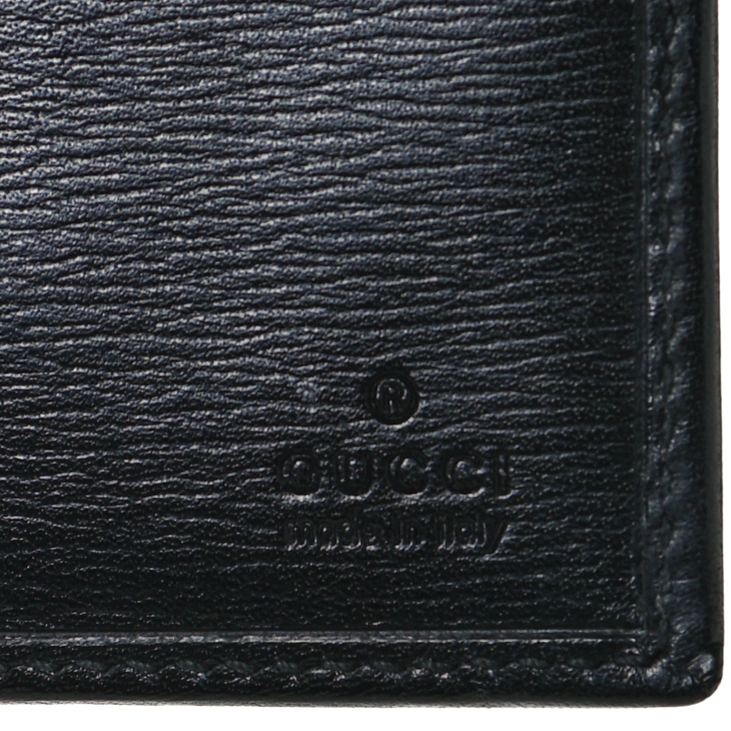 Calfskin Bi-Fold Wallet Black