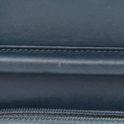 Chanel Caviar Timeless CC Wallet on Chain WOC Navy 12 of 14