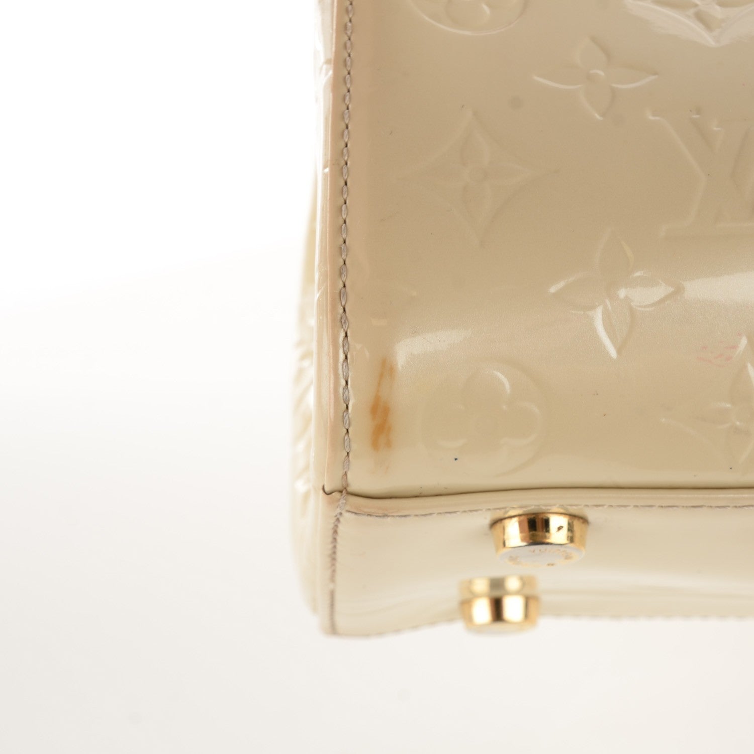 Louis Vuitton Vernis Brea GM Blanc Corail 5 of 13