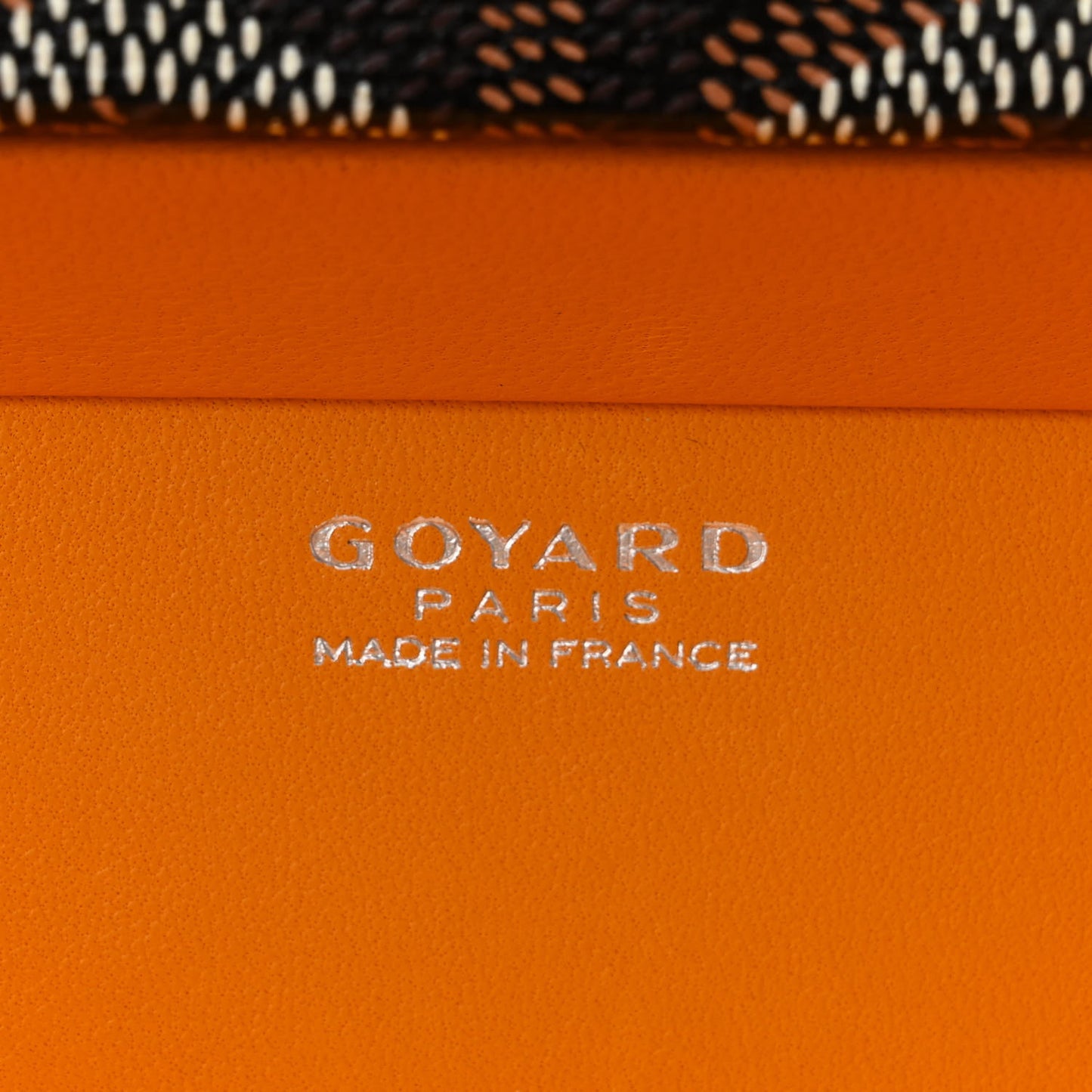 Goyardine Minaudiere Trunk Bag Black