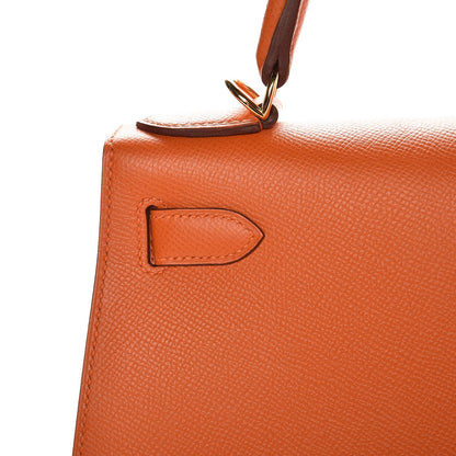Hermes Epsom Kelly Sellier 28 Orange 25 of 33