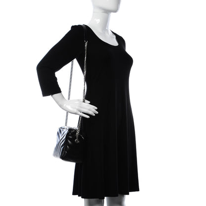 Saint Laurent Calfskin Y Quilted Monogram Small Loulou Bowling Bag Black 2 of 6