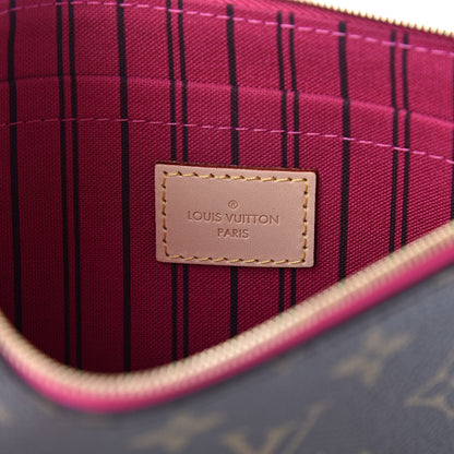 Louis Vuitton Monogram Neverfull MM GM Pochette Pivoine 6 of 8
