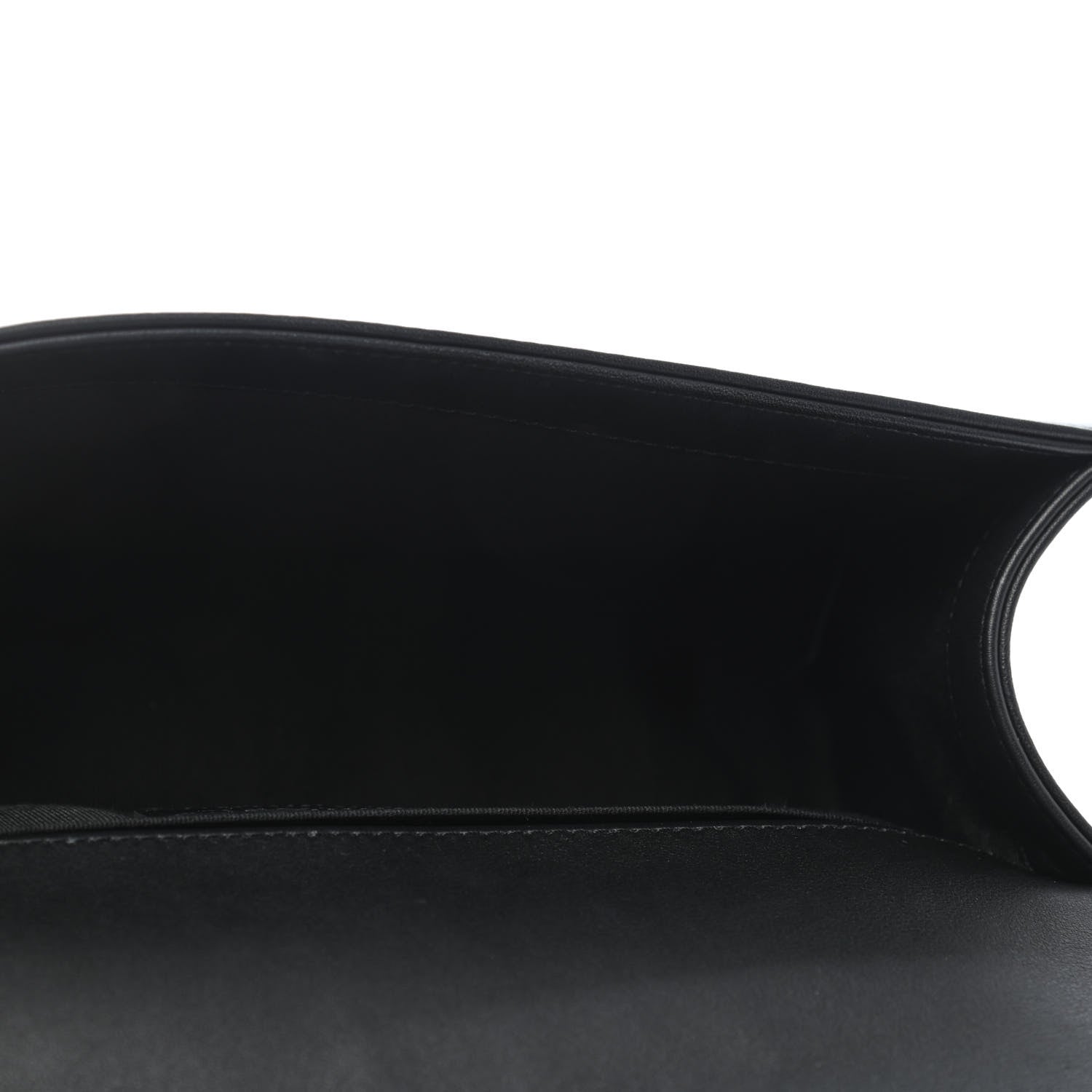 Chanel Calfskin Quilted Medium Boy Flap So Black 4 of 4