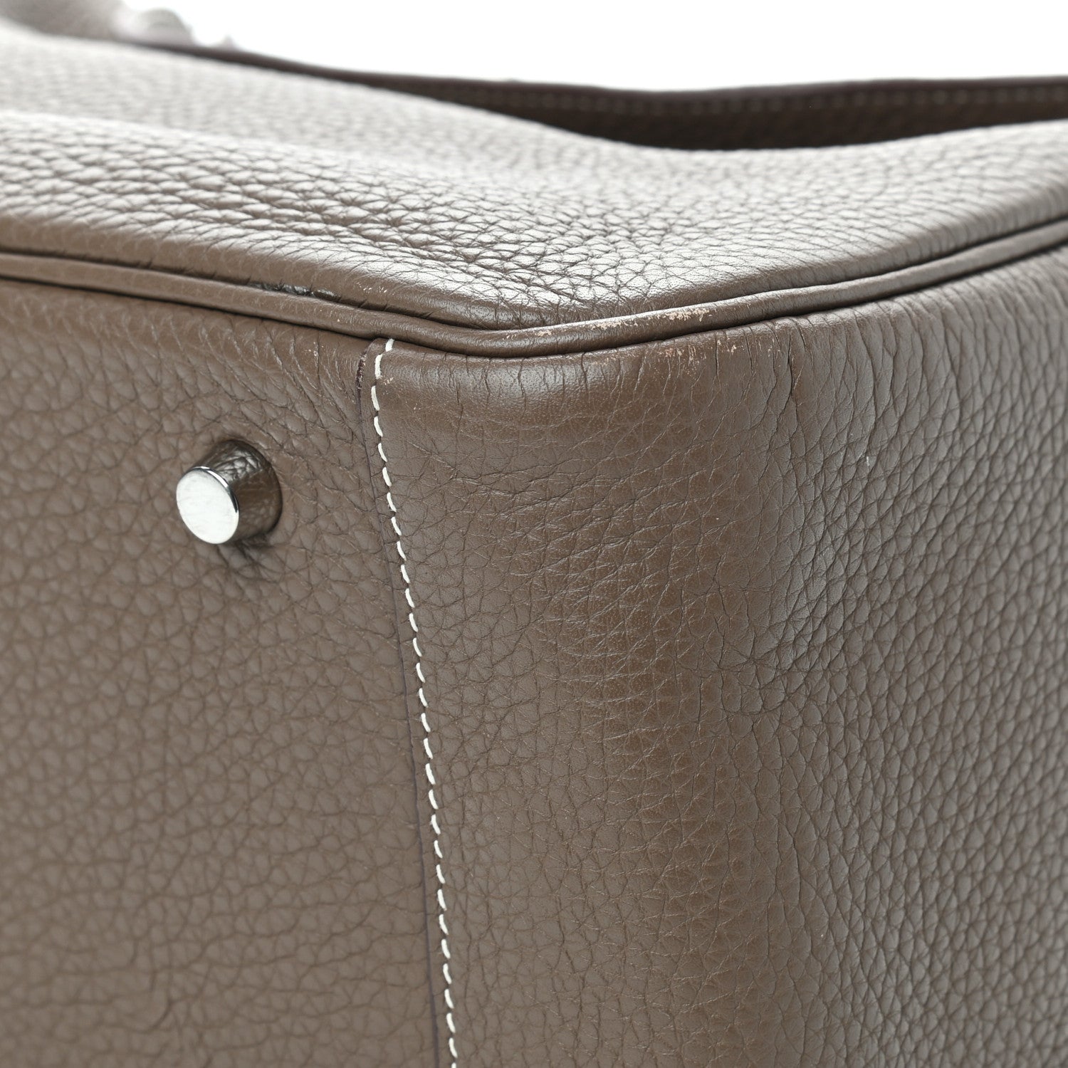 Hermes Taurillon Clemence Lindy 34 Etoupe 10 of 13