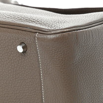 Hermes Taurillon Clemence Lindy 34 Etoupe 10 of 13