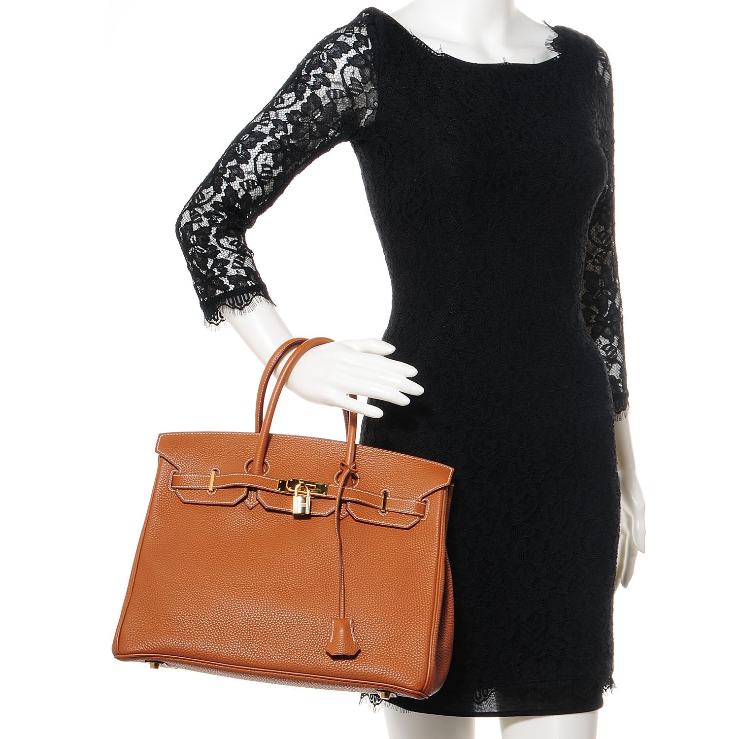 Hermes Togo Birkin 35 Gold 2 of 9