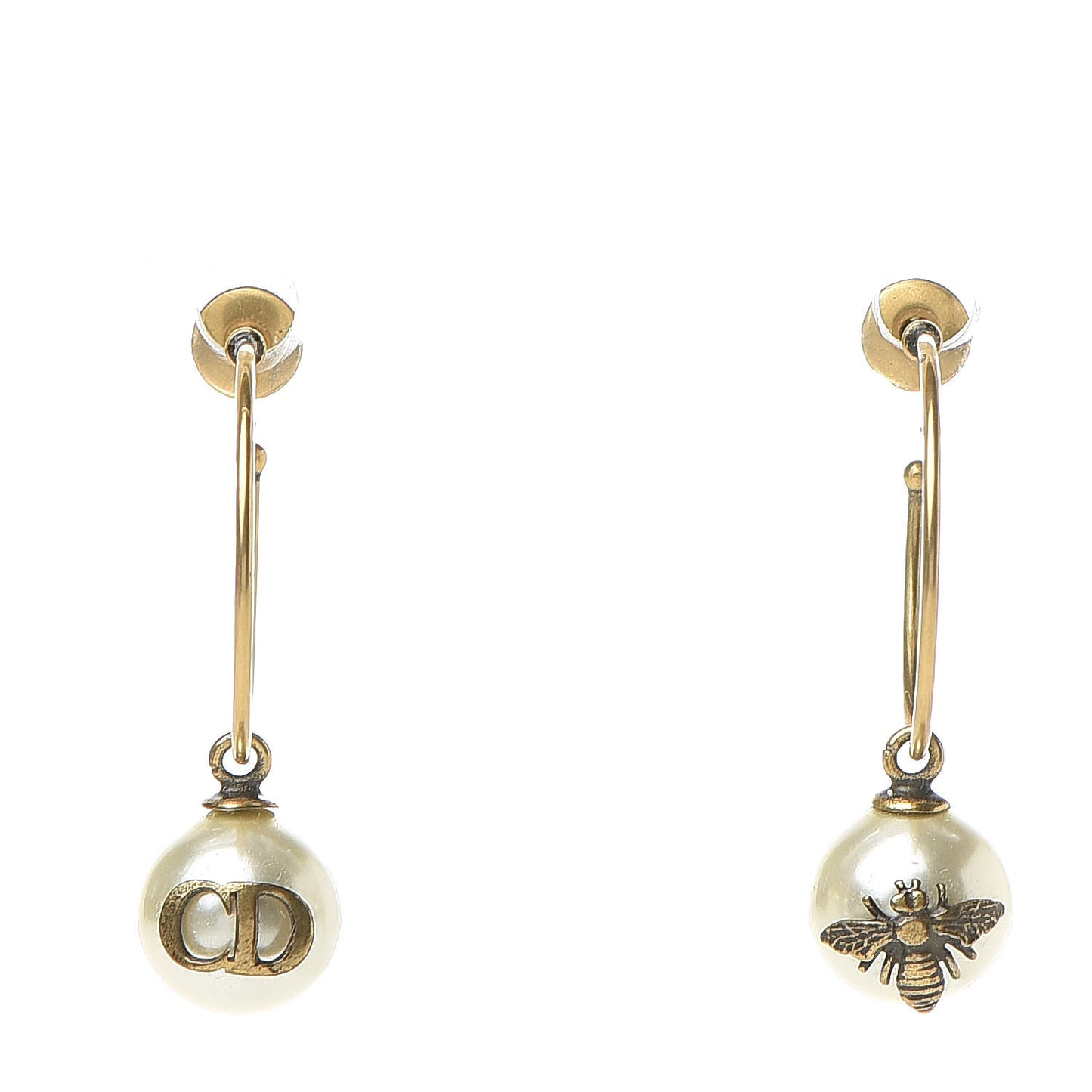 Pearl Bee Star Tribales Hoop Earrings