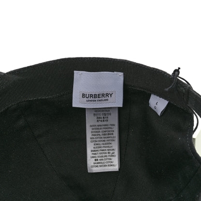Burberry Cotton Check Baseball Hat L Charcoal 8 of 11