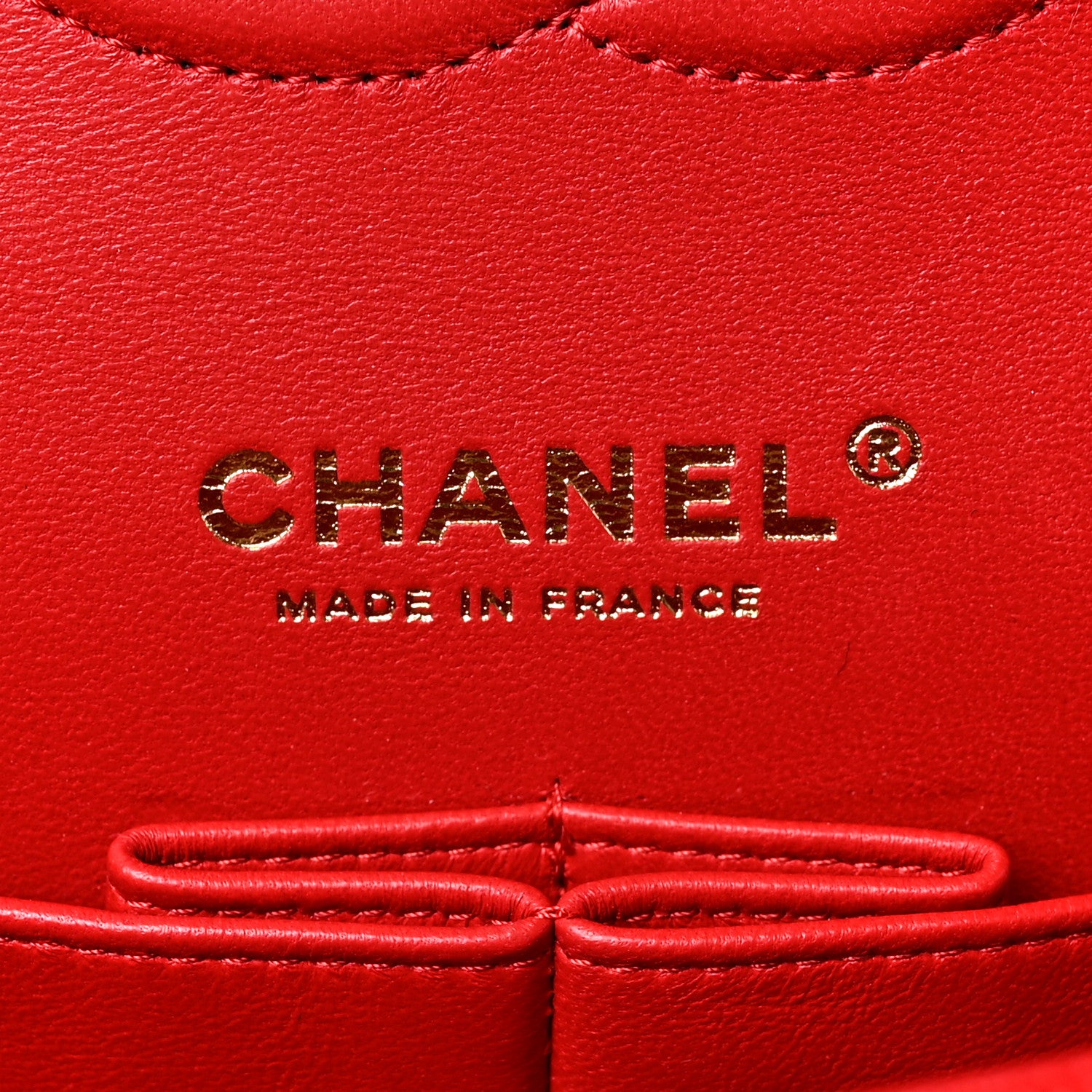 Chanel Caviar Quilted Medium Double Flap Red 6 of 9