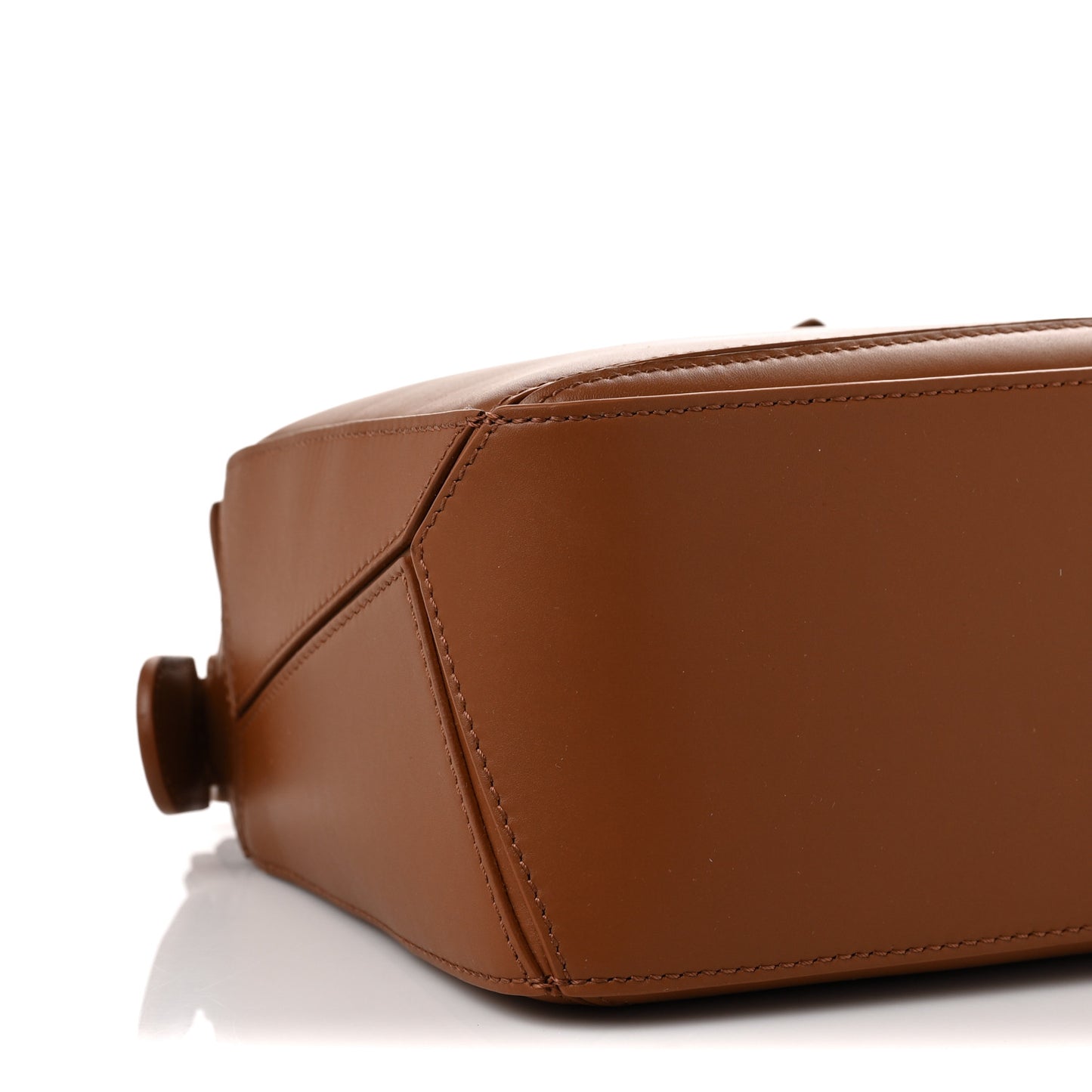 Satin Calfskin Mini Puzzle Bag Pecan