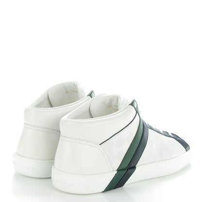 Louis Vuitton Calfskin Damier Meteor Sneakers 10 White 4 of 9