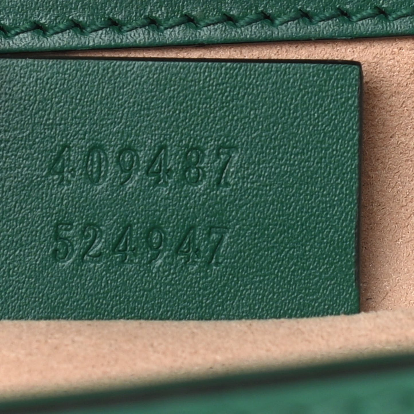 Guccissima Small Padlock Shoulder Bag Emerald