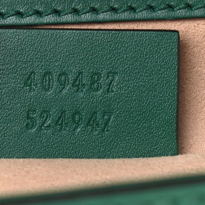 Gucci Guccissima Small Padlock Shoulder Bag Emerald 7 of 12