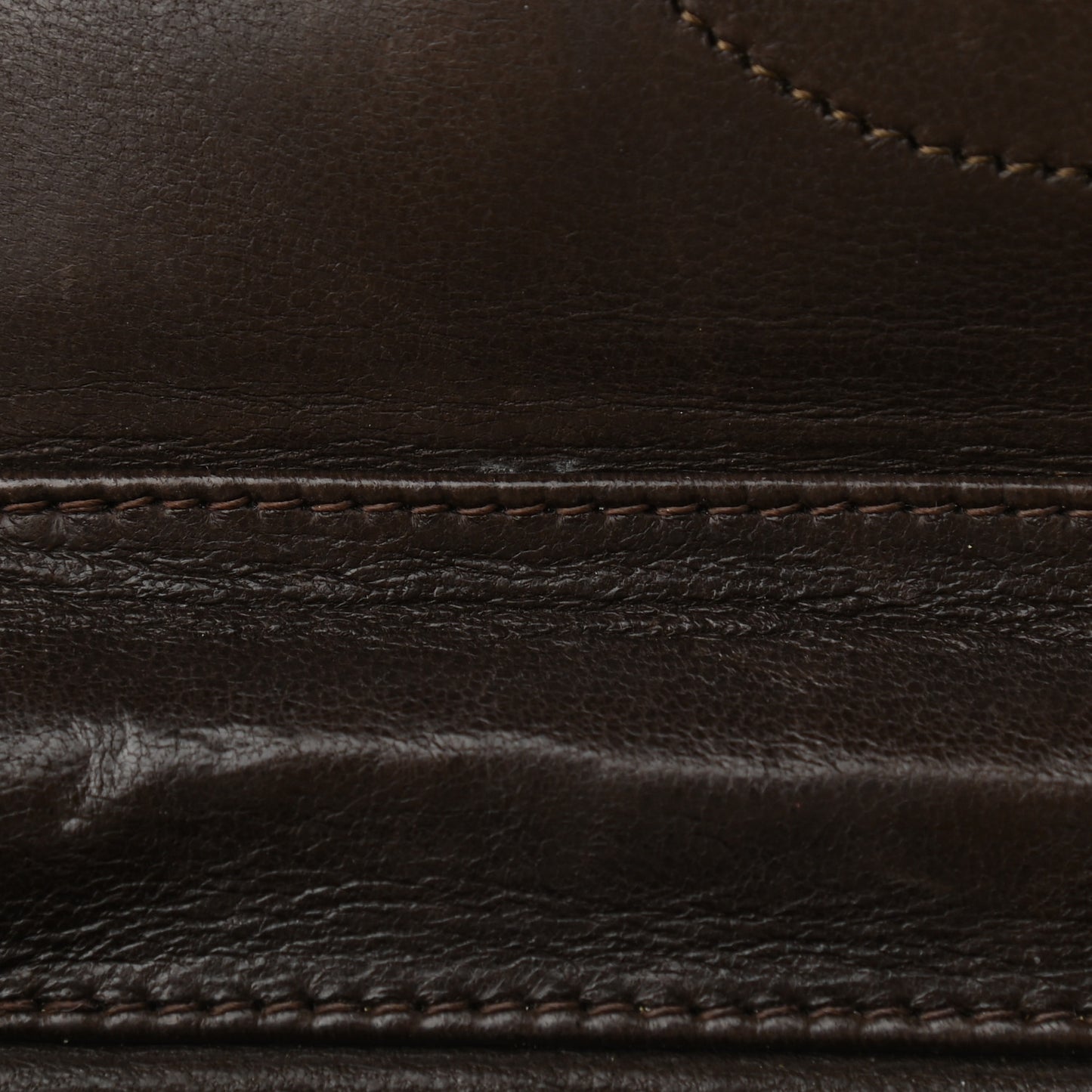 Lambskin Quilted Small Single Flap Brown