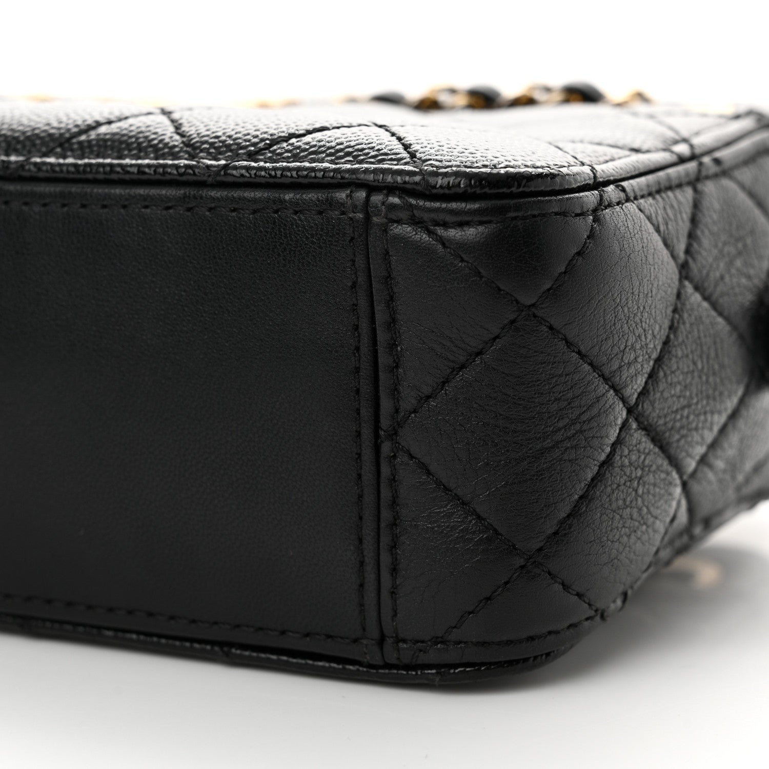 Chanel Shiny Caviar Quilted Small In & Out Camera Case Black 12 of 12