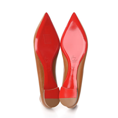 Christian Louboutin Shiny Nappa Ballalla Flats 36.5 Safari 5 of 7