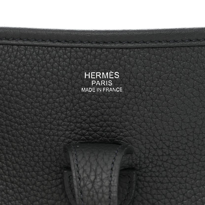 Hermes Taurillon Clemence Evelyne III PM Black 6 of 11