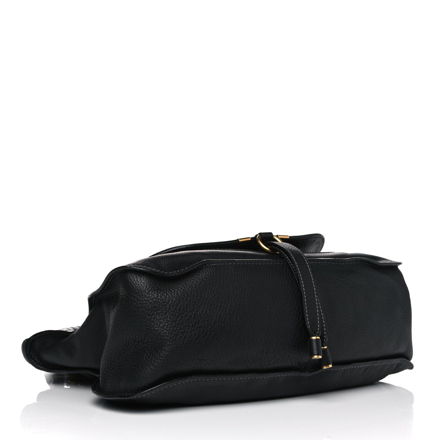 Calfskin Medium Marcie Satchel Black