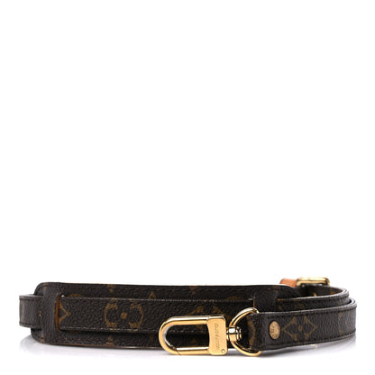 Louis Vuitton LOUIS VUITTON Monogram 16mm Adjustable Shoulder Strap 1 of 8