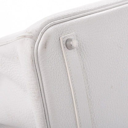 Hermes Taurillon Clemence Birkin 35 White 40 of 44
