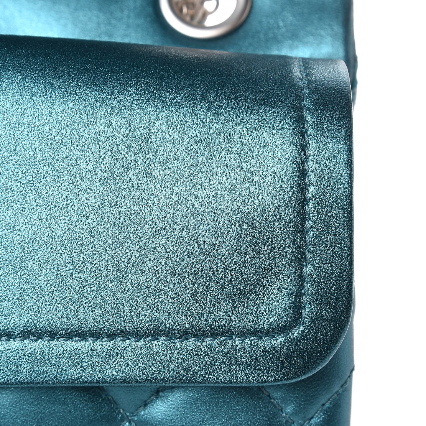Metallic Calfskin Quilted 2.55 Reissue 226 Flap Turquoise