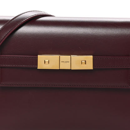 Saint Laurent Smooth Calfskin Small Manhattan Shoulder Bag Hot Wine 6 of 8