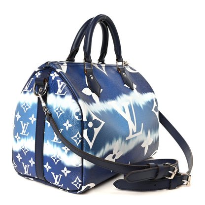 Louis Vuitton Monogram Escale Speedy Bandouliere 30 Blue 3 of 14