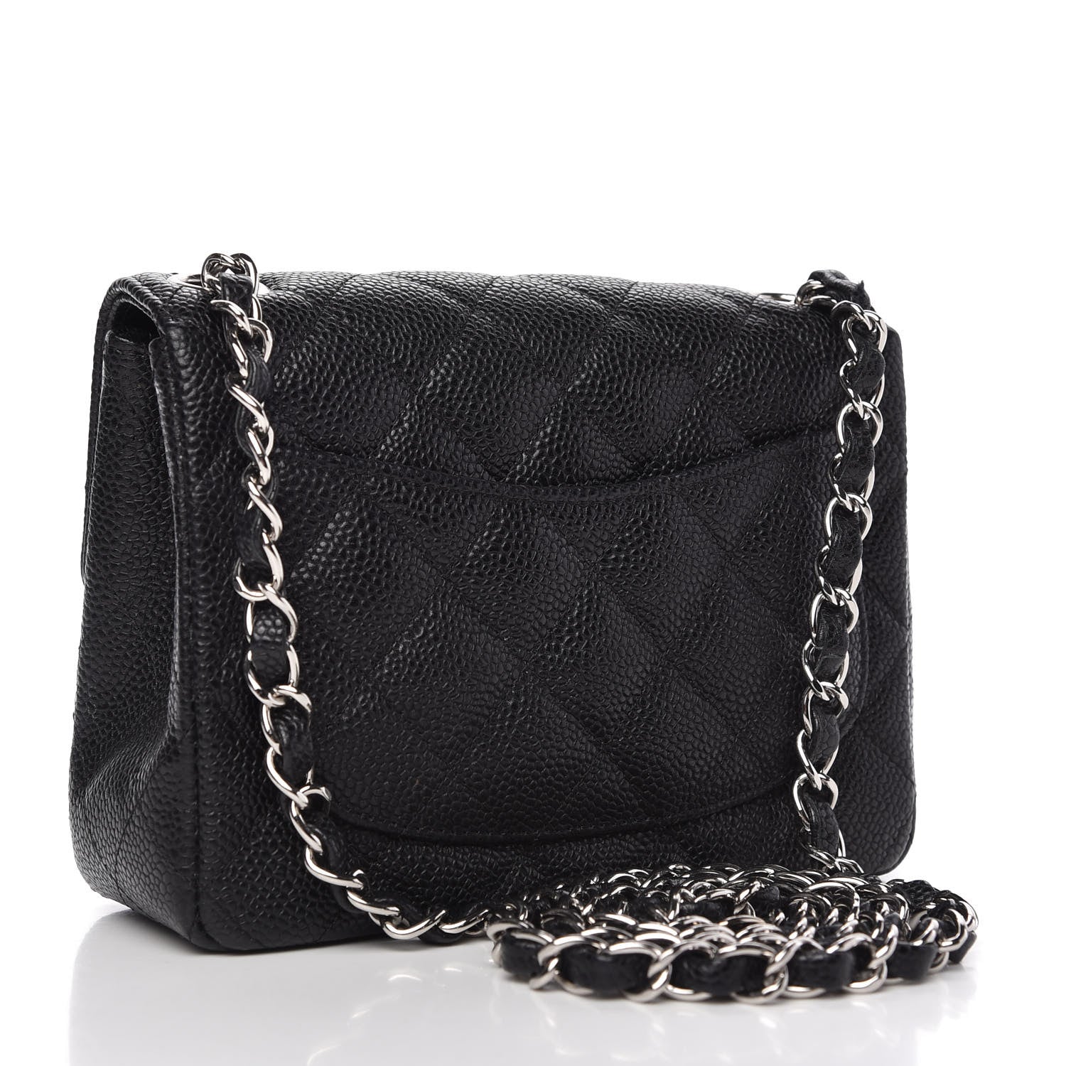 Chanel Caviar Quilted Mini Square Flap Black 3 of 10
