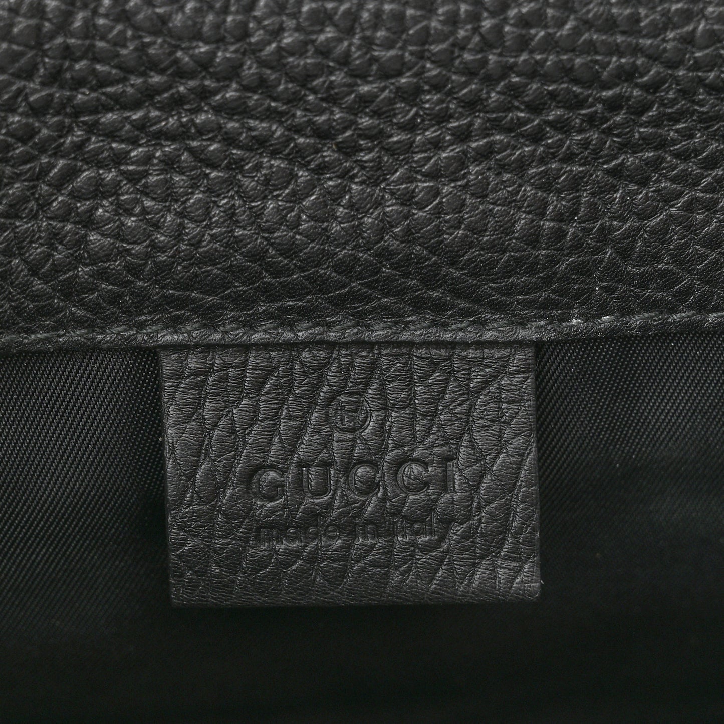 Pebbled Calfskin Soho Flap Belt Bag Black