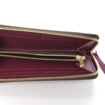 Louis Vuitton Monogram Clemence Wallet Fuchsia 4 of 5