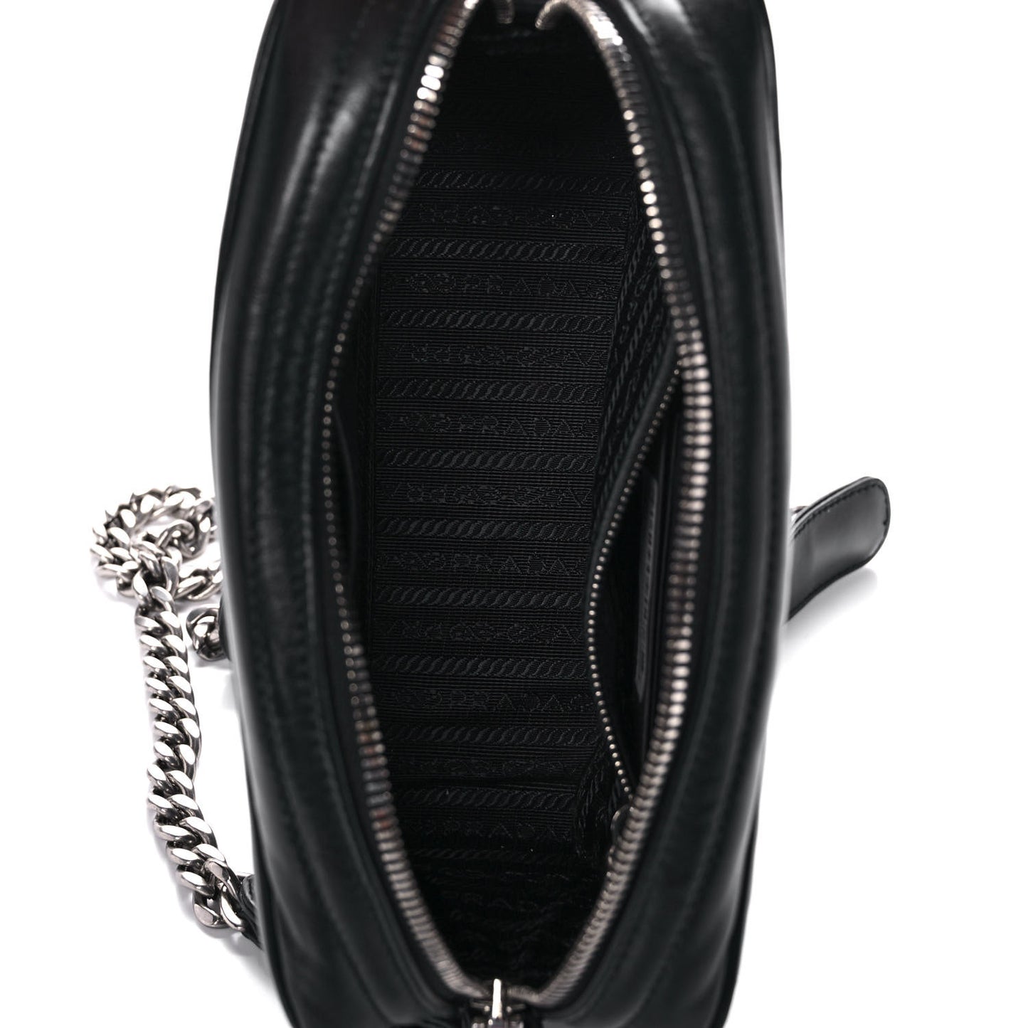 Soft Calfskin Diagramme Camera Bag Black