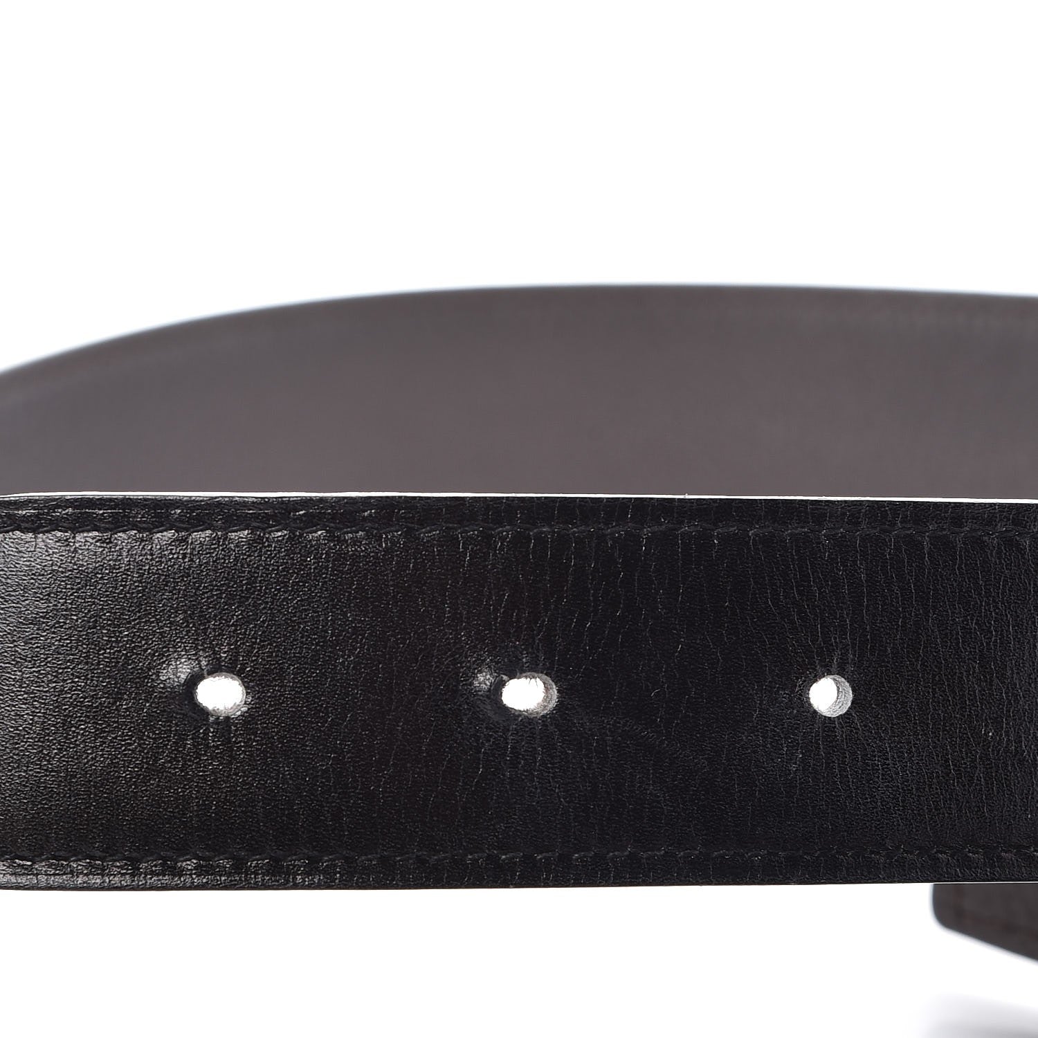 Hermes Box Togo 32mm H Belt 85 Black Etain 4 of 11