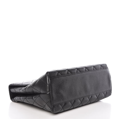 Chanel Caviar Quilted Jumbo Kelly Flap Black 4 of 9