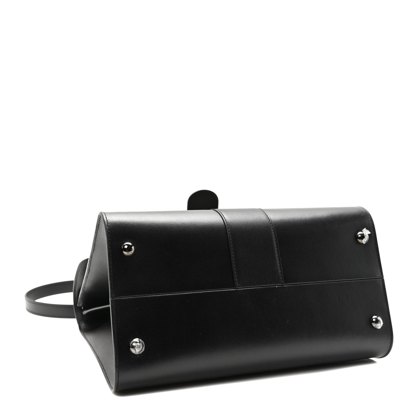 Calfskin MM L'Humour Brillant Satchel Black